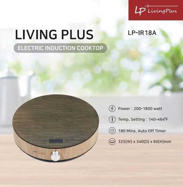 LP Living Plus 1800W Induction Cooktop
