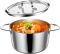 Stainless Steel Induction Pot with Glass