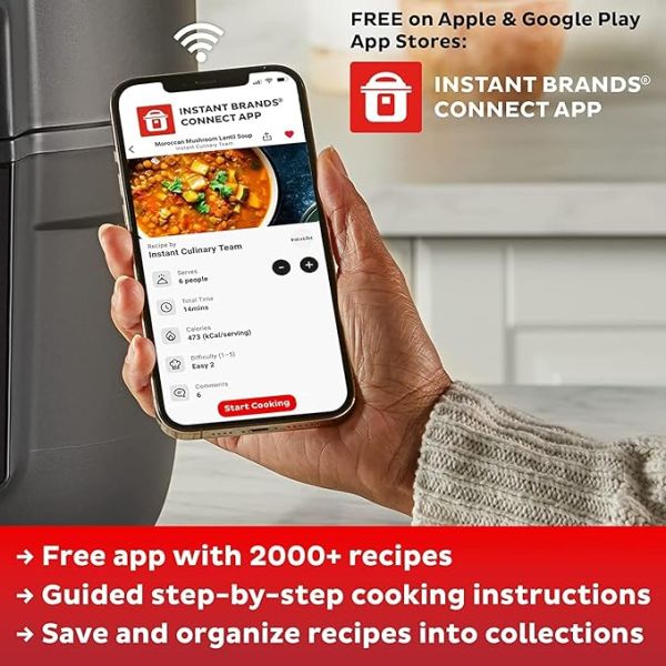 Instant Vortex Plus 6QT ClearCook Air Fryer