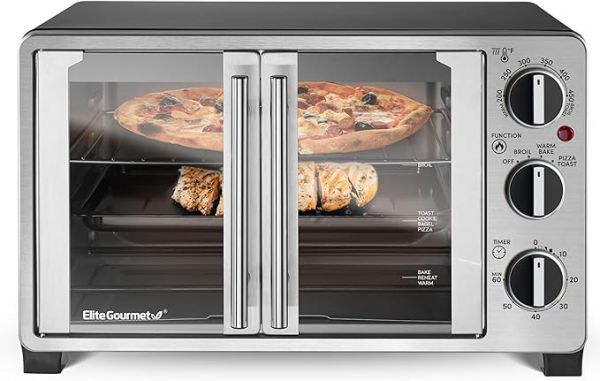 Elite Gourmet ETO2530M Double French Door
